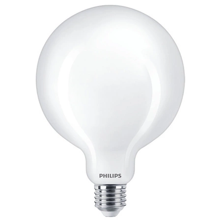 Żarówka LED Globe E27 G120 8.5W = 75W 1055lm 2700K Ciepła Filament Mleczna PHILIPS