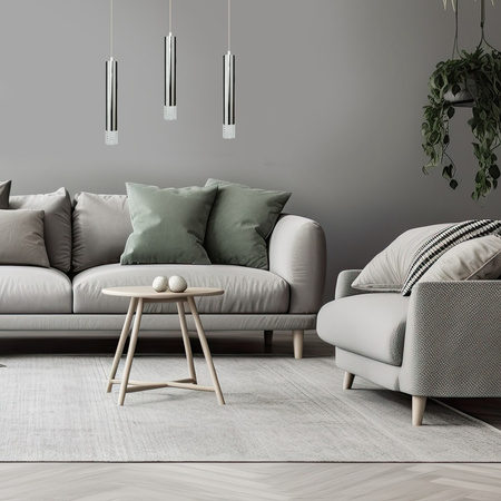 Lampa Wisząca Sufitowa TUBI CHROM 1xGU10 Milagro