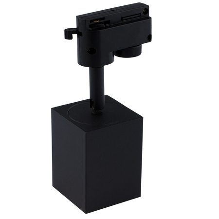 Reflektor Szynowy GU10 BRICK Czarny do Szynoprzewodów Jednofazowych