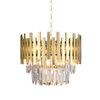 Lampa Wisząca Sufitowa Żyrandol ASPEN Złota 6xE14 Milagro
