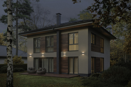 Lampa Ogrodowa Zewnętrzna Kinkiet Elewacyjny LED 12.5W 700lm 3000K IP65 Szary Endura Ledvance