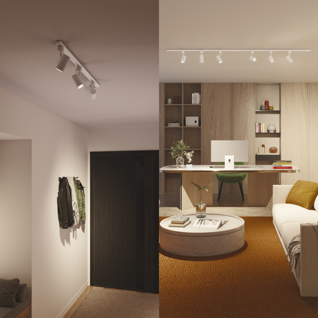 Reflektor Szynowy Lampa na Szynę Oświetleniową Szynoprzewód LED GU10 Biała EasyLink Zilo Philips