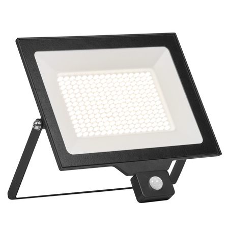Naświetlacz LED Reflektor Zewnętrzny 150W 15000lm 4000K 110° Czarny IP44 z Czujnikiem Ruchu i Zmierzchu Essentials Floodlights Sensor Osram