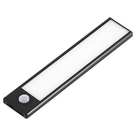 Lampka Podszafkowa LED Listwa Meblowa 1W 4500K 20cm z Czujnikiem Ruchu Czarna