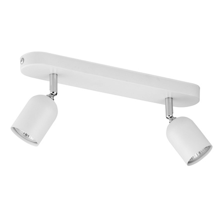 Lampa Sufitowa TOP WHITE Spot Biało-Srebrna Klasyczna 2xGU10 4412 TK Lighting