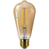 Żarówka LED E27 Edison ST64 6W = 50W 640lm 2200K Ciepła 330° FILAMENT Vintage Bursztynowa Ściemnialna Decorative Philips