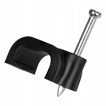 Uchwyt Kablowy Płaski FLOP KLIP YDYp3x2,5 13/7 Czarny 100szt PAWBOL