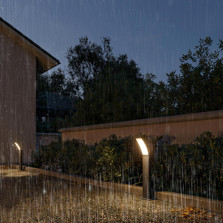 Lampa Ogrodowa Stojąca Zewnętrzna LED 4.3W 800lm 2700K Ciepła SŁUPEK 60cm IP44 Antracyt UltraEfficient Splay Philips