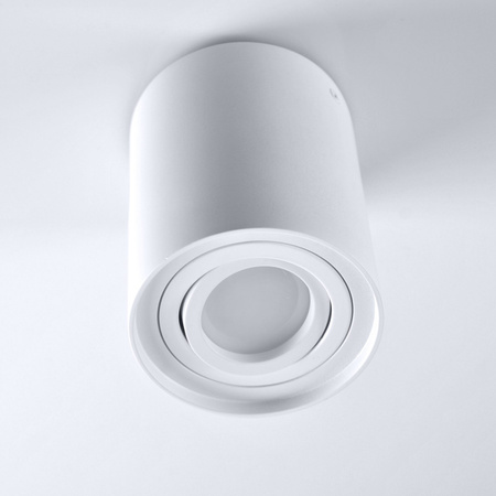 Oprawa Sufitowa Natynkowa HADAR R1 1xGU10 Ruchoma Okrągła Biała