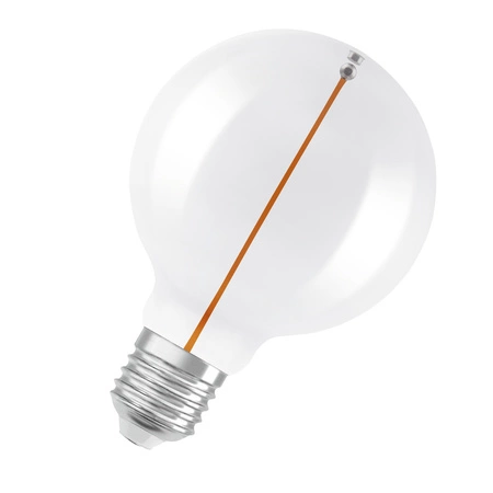 Żarówka LED Dekoracyjna G95 Kula E27 2.2W = 16W 150lm 2700K Ciepła 320° Filament Vintage 1906 Osram