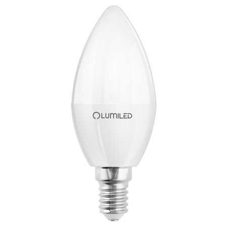 Żarówka LED E14 Świeczka B35 10W = 75W 1100lm 6500K Zimna 180° LUMILED