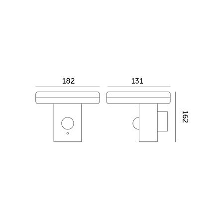 Lampa Solarna Ogrodowa Kinkiet Elewacyjny Zewnętrzny 6W 370lm 4000K Neutralna IP44 Czarna Solaris Kobi