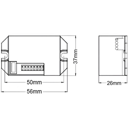 Czujnik Ruchu PIR 800W 360ST Z Zewnętrznym Sensorem Natynkowy Biały ORNO