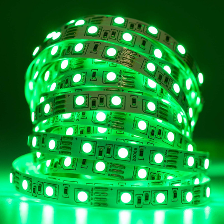 Taśma LED Pasek 12V 72W 300LED 5050 RGB 10mm 5m
