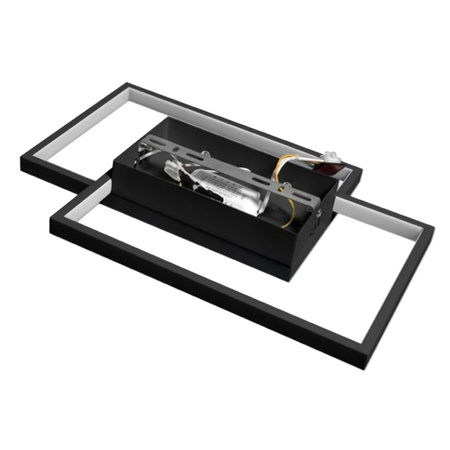 Lampa Sufitowa Żyrandol LED 45W CCT GALAXIS POLARIS Czarny + Pilot Sterujący