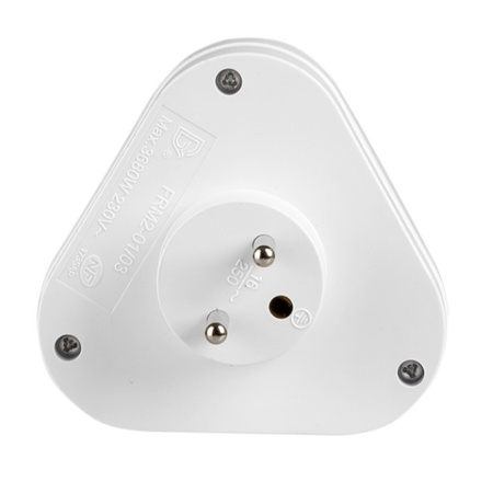 Rozgałęźnik Sieciowy Elektryczny 3x 2P+0 Złodziejka 3 Gniazdka Z Uziemieniem VAYOX