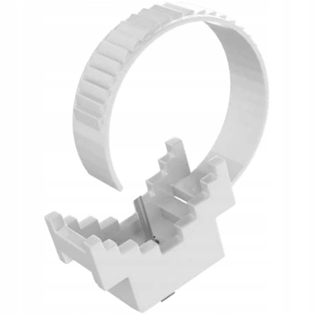 Uchwyt Paskowy Montażowy UP-30 do Przewodów Biały 150szt ECOLIGHT