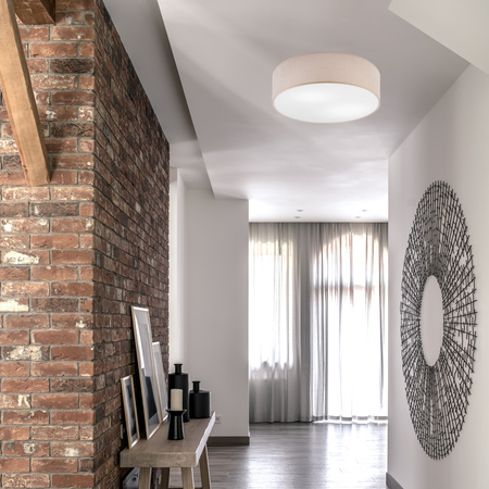 Plafon LED Lampa Sufitowa VIVIAN 2xE27 Beżowa LM-2.207 Lamkur