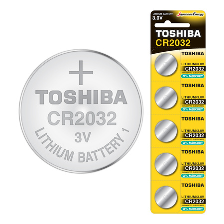 Baterie Specjalistyczne TOSHIBA Litowa CR 2032 3V Blister 5szt