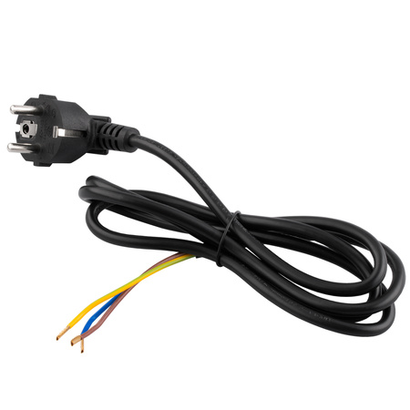 Przewód Przyłączeniowy 1,5m OMY 3x1,0 mm z Wtyczką TYP E LUMILED