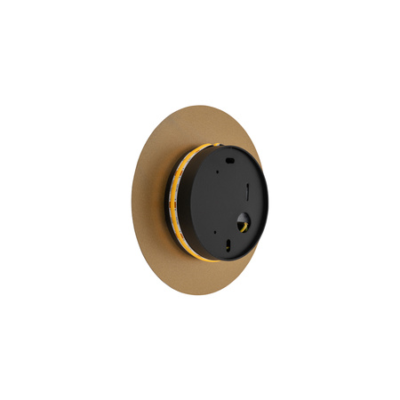 Kinkiet Ścienny Lampa Natynkowa LED 7W 60lm 3000K Ciepła Złota Nowoczesna RING LED S 10317 Nowodvorski