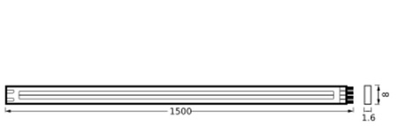 Taśma Pasek LED 7.5W 3000K Ciepła 1.5M Cob Strips Ledvance