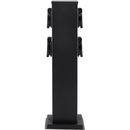 Słupek Ogrodowy Zewnętrzny Stojący 230V 40cm ONTARIO 4x Gniazdo Sieciowe