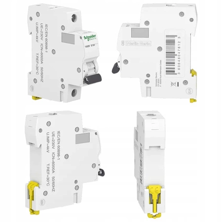 Wyłącznik Nadprądowy Bezpiecznik 1P B6A Schneider