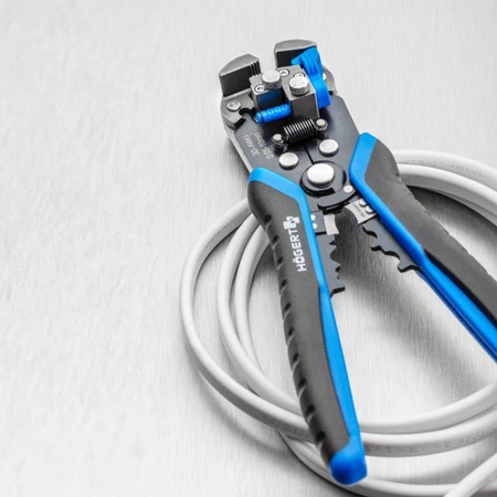 Automatyczny Ściągacz Szczypce Izolacji Przewodów Czołowy 210mm 0,05 mm? - 10 mm? Hoegert Technik