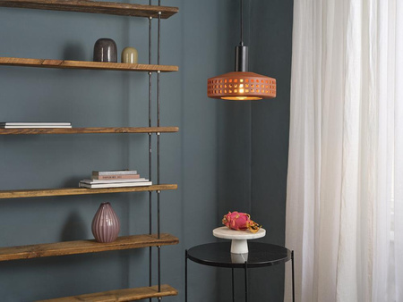 Lampa Sufitowa Wisząca Dekoracyjna E27 Zwis Brązowy Gliniana Decor Ledvance