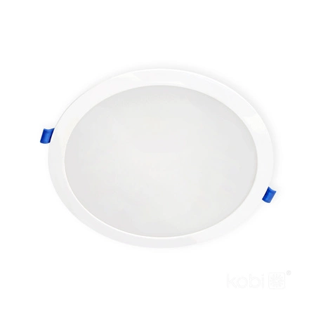 Oprawa Podtynkowa LED Downlight Lampa Punktowa 12W 1200lm 4000K Neutralna Oczko Spot Biała IP40 Sigaro Kobi