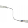 Złączka dwustronna długa z przewodem do taśmy LED 230V 6W + Widełki