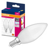 2x Żarówka LED B37 Świeczka E14 4.9W = 40W 470lm 6500K Zimna 200° VALUE CLASSIC Osram