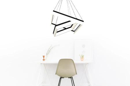 Lampa wisząca NERO 80W LED 4000K IP20 Metal i akryl Milagro Styl nowoczesny