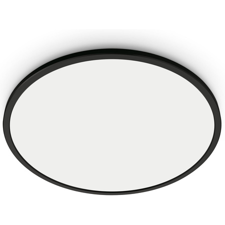 Plafon LED Lampa Sufitowa Natynkowa 14W CCT Czarny Okrągły SMART WiFi WiZ