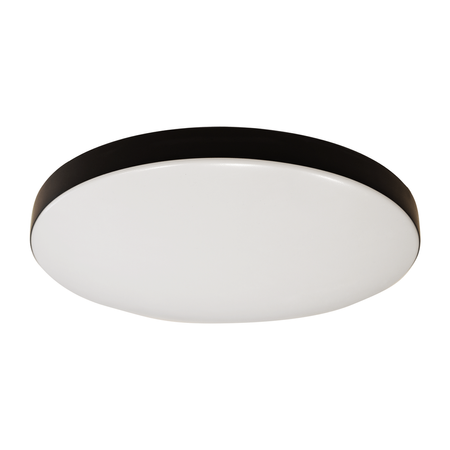 Plafon LED Lampa Sufitowa Natynkowa Czarny okrągły Maya 15W 33 cm 4000K IP44 Milagro