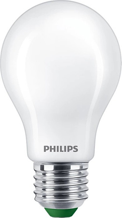 Żarówka LED E27 A60 210lm/W 4W = 60W 840lm 4000K Neutralna Filament Mleczna PHILIPS Ultra Efficient