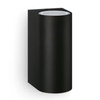 Kinkiet Ogrodowy Lampa Elewacyjna Zewnętrzna 2x GU10 Czarna Nightingale Philips