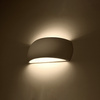 Lampa Ścienna Kinkiet G9 Półokrągła Biała Nowoczesna Pantius Sollux