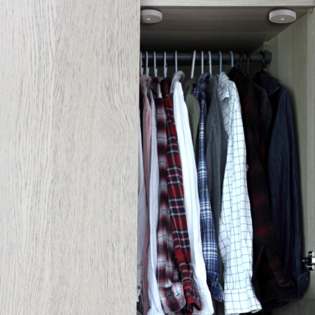 Lampka Podszafkowa Bateryjna 1.2W 40lm 4500K Neutralna 120° Srebrna Sanico Goldlux