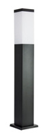 Lampa Ogrodowa Zewnętrzna Stojąca SŁUPEK Inox Kwadratowa SS802-650 BL E27 65cm Su-Ma