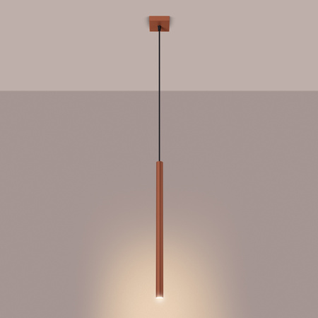 Lampa Wisząca Sufitowa Zwis Tuba Spot 1x G9 Ochra Czerwona Pastelo Ocean Green SL.1524 Sollux