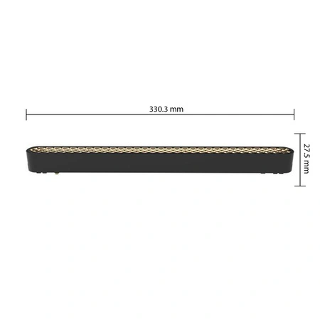 Lampa LED do Szynoprzewodu Magnetycznego Wtykana 16W 800lm 4000K Neutralna CRI90 60° 48V Czarny Luxo Masterled