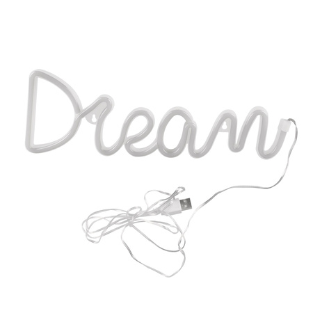 Lampka Dekoracyjna LED Bateryjna 3W Biała Neon Sanico Goldlux