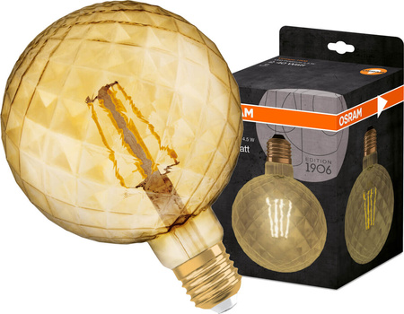 Żarówka LED E27 PINE 4,5W = 40W 470lm 2500K Ciepła 360° OSRAM Vintage 1906