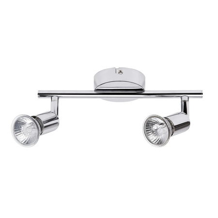 Lampa Sufitowa Oprawa Halogenowa Punktowa Reflektor Spot 2x GU10 Chrom Klasyczny Norton 6046 Rabalux
