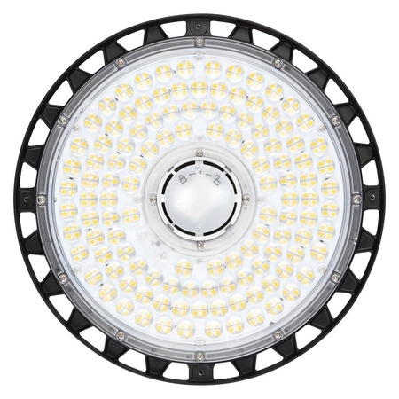 Lampa LED Oprawa Przemysłowa 147W 22000lm 4000K Neutralna z Czujnikiem Ruchu Zmierzchu Czarny IP65 IK08 High Bay Gen 4 Ledvance