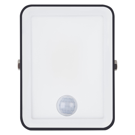 Naświetlacz LED Reflektor Zewnętrzny Lampa LED z Czujnikiem Ruchu i Zmierzchu 10W 4000K Neutralna Czarny Floodlight Osram