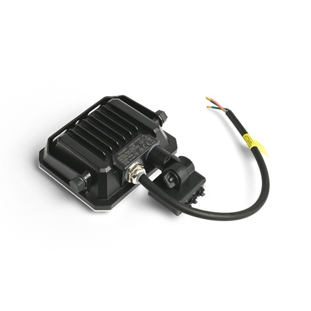 Naświetlacz LED 20W 1900lm 5000K Zimna z Czujnikiem Ruchu i Zmierzchu Czarny z Mleczną Przesłoną Videx