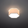 Lampa Sufitowa Oprawa Natynkowa 2x E27 Plafon Wielokątny Biała Nowoczesna Sunde Sollux